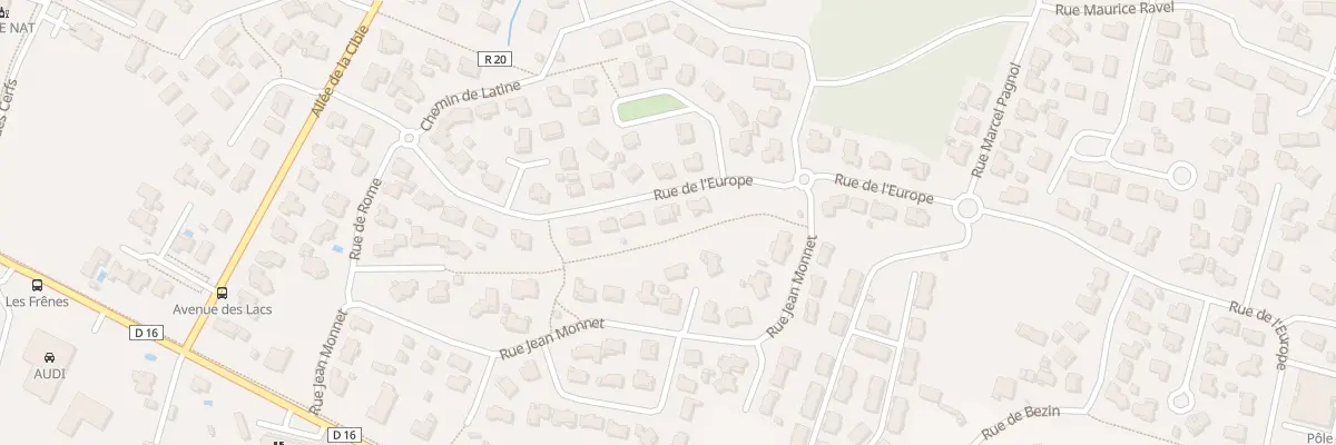 Plan du 292 Rue de l’Europe à Saint-Paul-lès-Dax