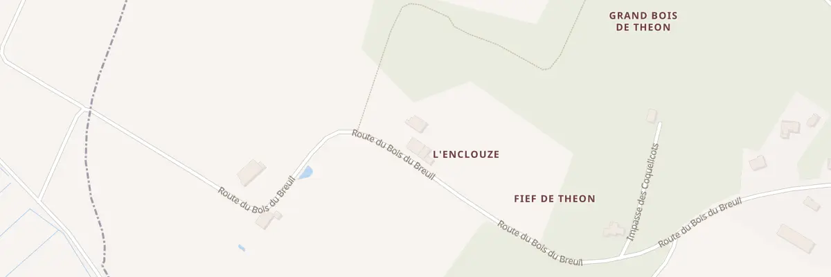 Plan du 58 Rte du Bois du Breuil à Breuillet