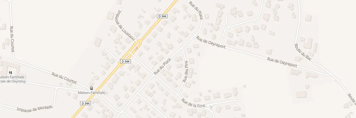 Plan du 6 Rue du Place à Oeyreluy