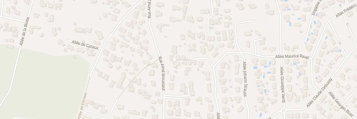 Plan du 107T Rue Aime Broustaut à Gujan-Mestras