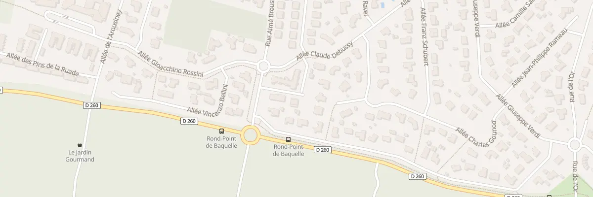 Plan du 141 Rue Aime Broustaut à Gujan-Mestras