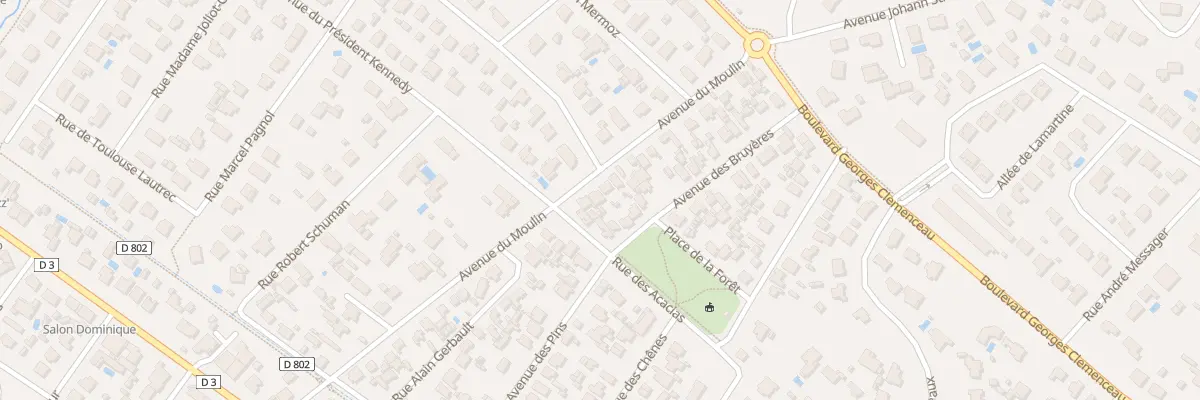 Plan du 40 Av du Moulin à Andernos-les-Bains