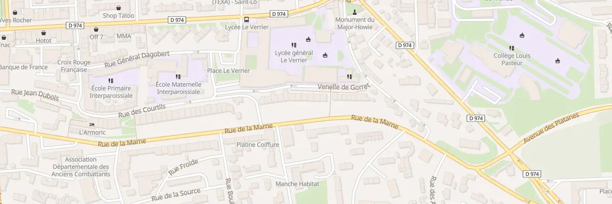 Plan du 79 Rue de la Marne à Saint-Lô