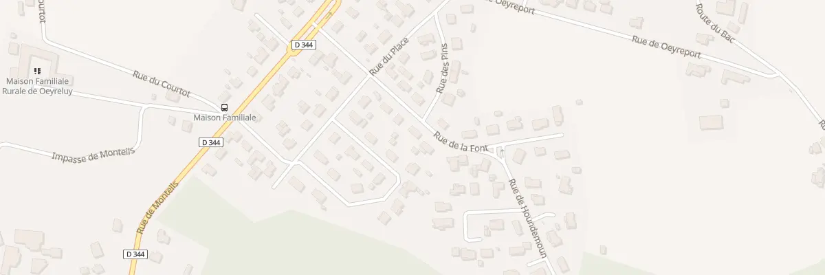 Plan du 5 Rue de la Font à Oeyreluy