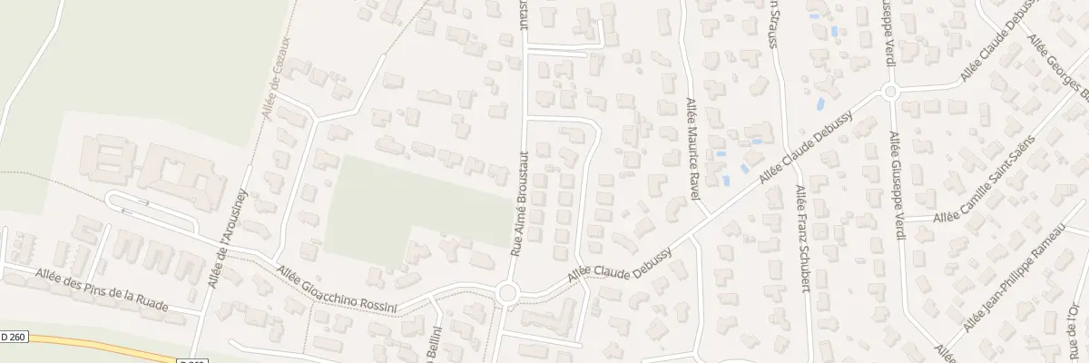 Plan du 133 Rue Aime Broustaut à Gujan-Mestras