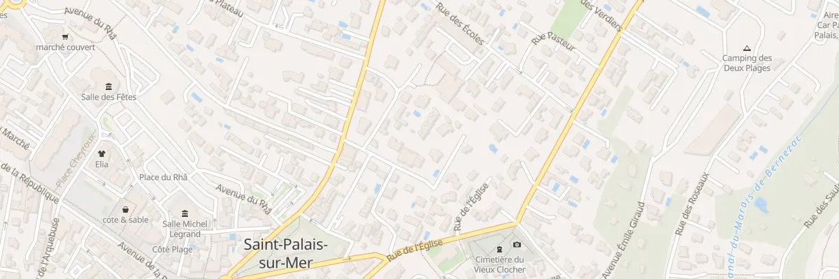 Plan du 8 Rue du Bois du Clocher à Saint-Palais-sur-Mer