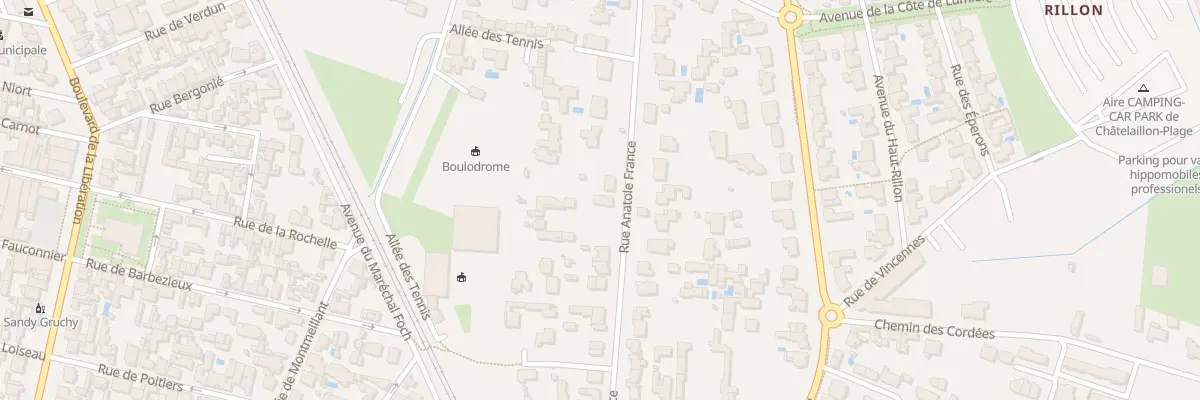 Plan du 24 Rue Anatole France à Châtelaillon-Plage