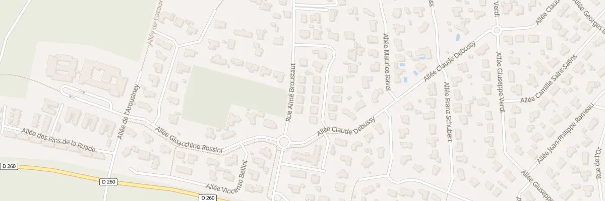 Plan du 137 Rue Aime Broustaut à Gujan-Mestras