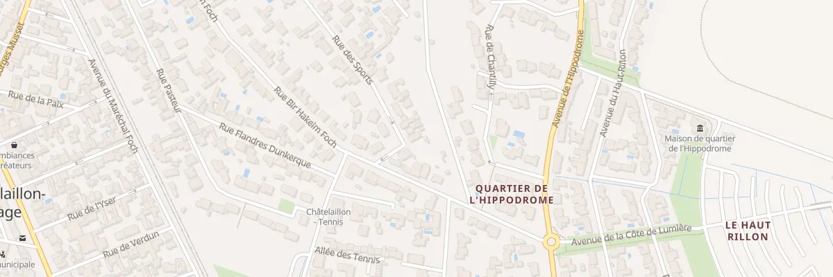 Plan du 43 Rue des Sports à Châtelaillon-Plage