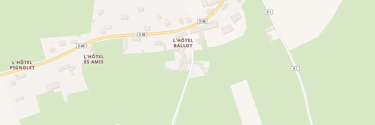 Plan du 10 L’Hotel Ballot à Airel