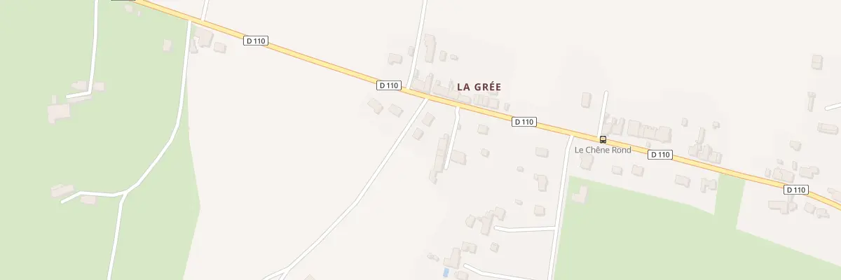 Plan du 8 La Gree à Congrier