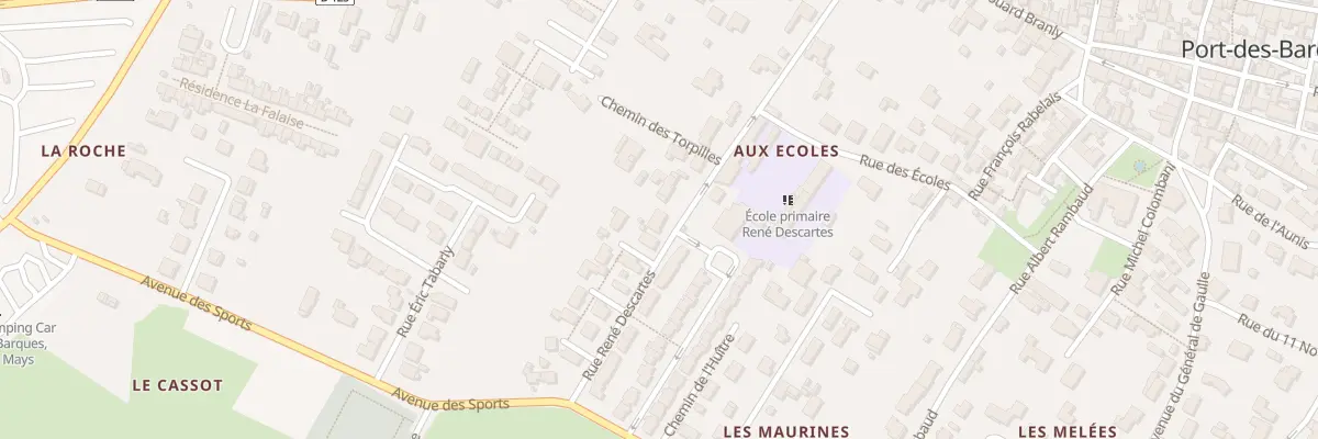 Plan du 14 Rue Réné Descartes à Port-des-Barques