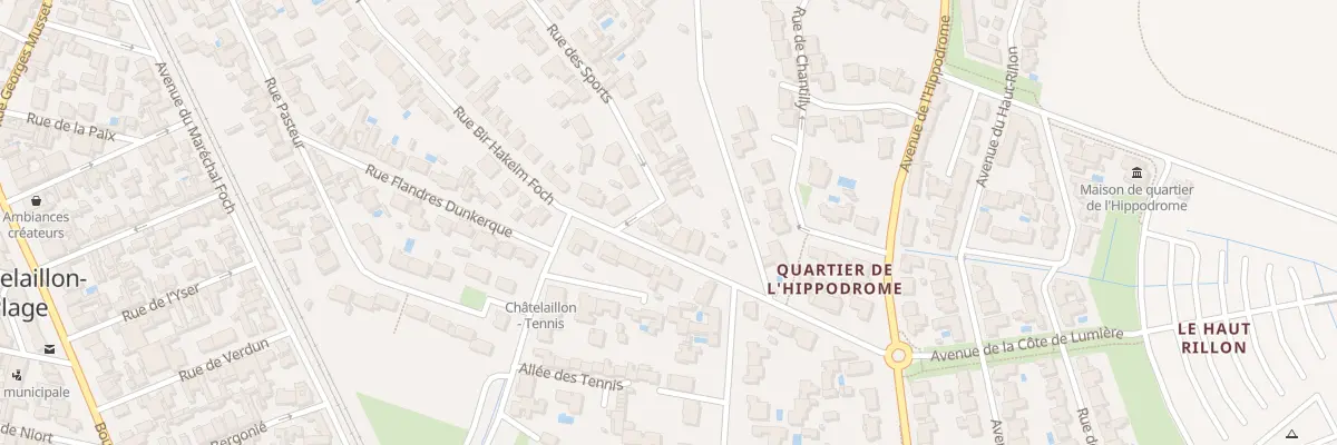 Plan du 59 Rue Bir Hackeim Foch à Châtelaillon-Plage
