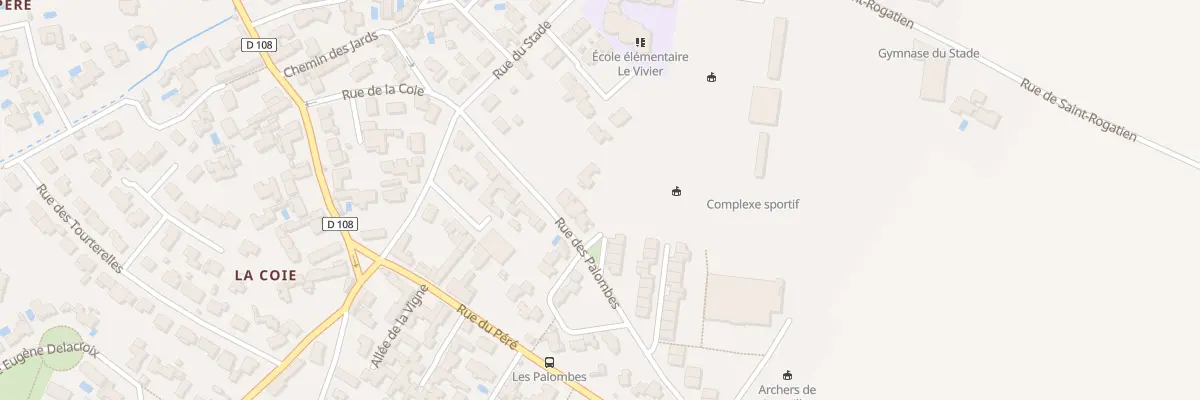 Plan du 24 Rue des Palombes à Périgny