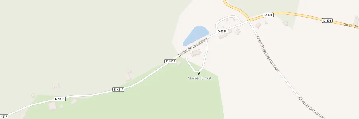 Plan du 245 Rte de Lesablere à Cagnotte
