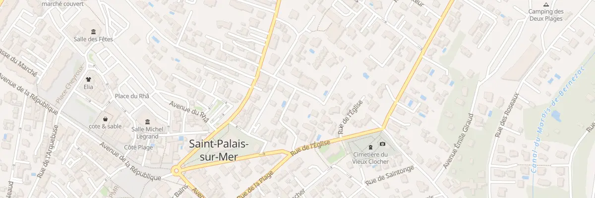 Plan du 11 Rue du Bois du Clocher à Saint-Palais-sur-Mer