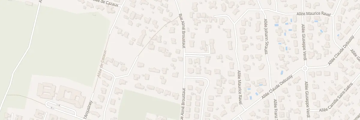 Plan du 128 Rue Aime Broustaut à Gujan-Mestras