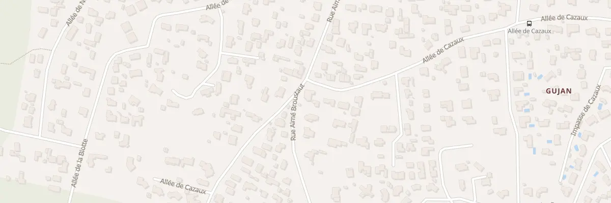 Plan du 93 Rue Aime Broustaut à Gujan-Mestras