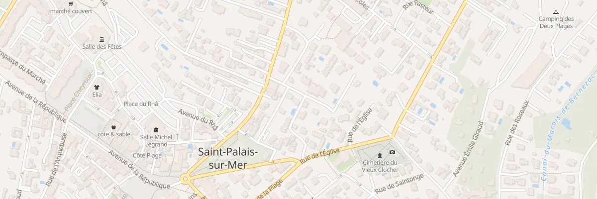 Plan du 7 Rue du Bois du Clocher à Saint-Palais-sur-Mer