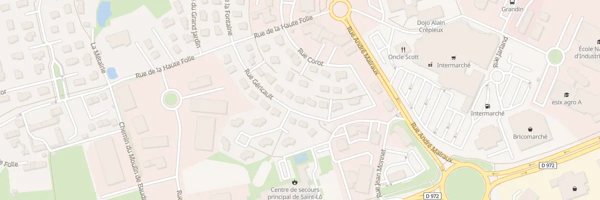 Plan du 159 Rue Géricault à Saint-Lô