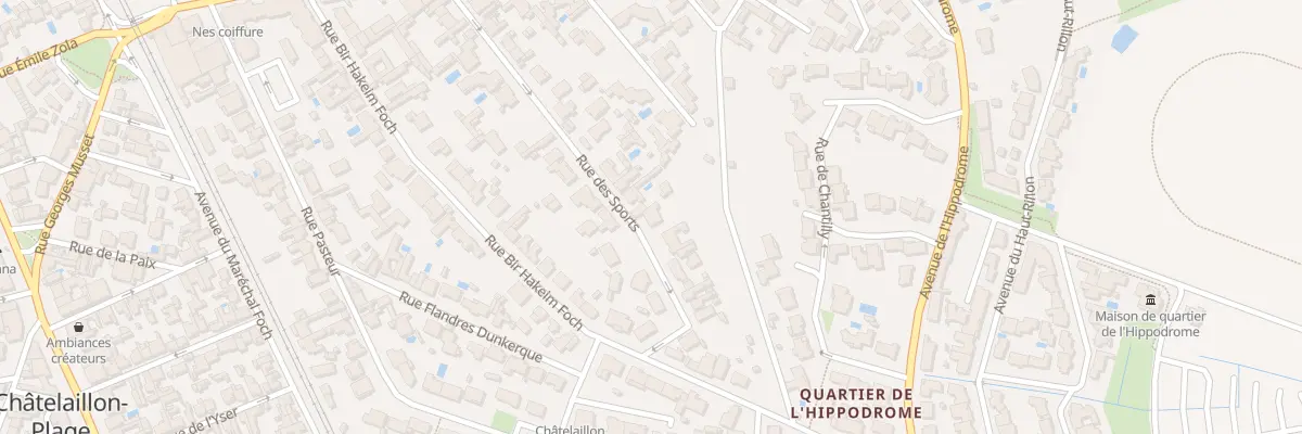 Plan du 31 Rue des Sports à Châtelaillon-Plage