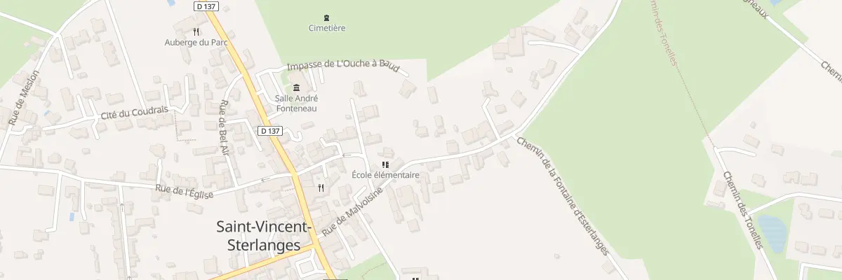 Plan du 19 Rue de malvoisine à Saint-Vincent-Sterlanges