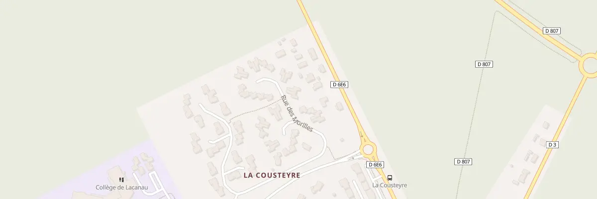 Plan du 5 Rue des Morilles à Lacanau