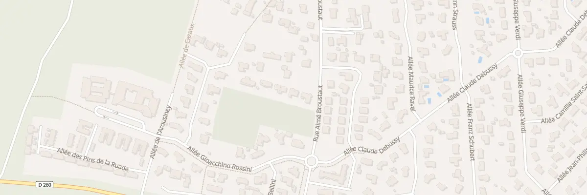 Plan du 134B Rue Aime Broustaut à Gujan-Mestras