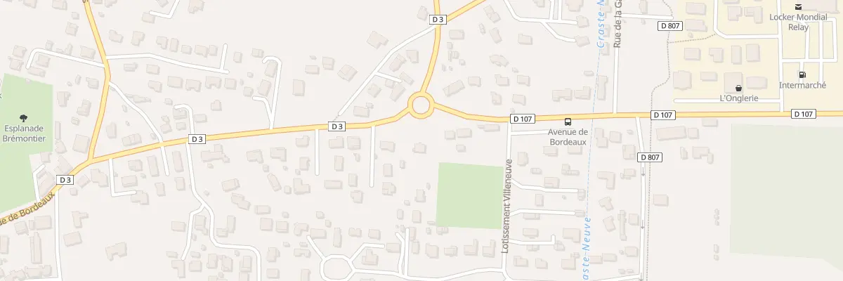 Plan du 38 Av de Bordeaux au Porge