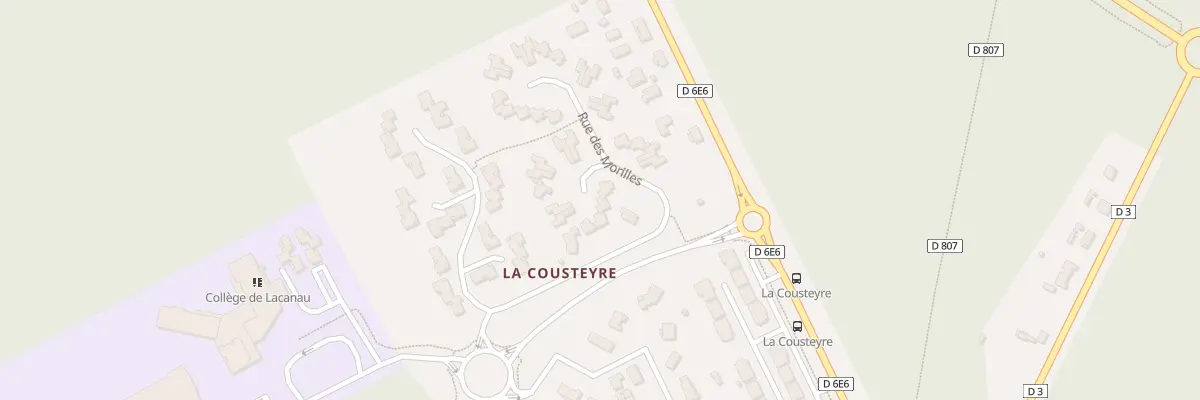 Plan du 29 Rue des Morilles à Lacanau