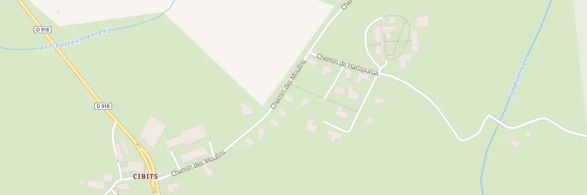 Plan du 300 Che des Moulins à Larceveau-Arros-Cibits