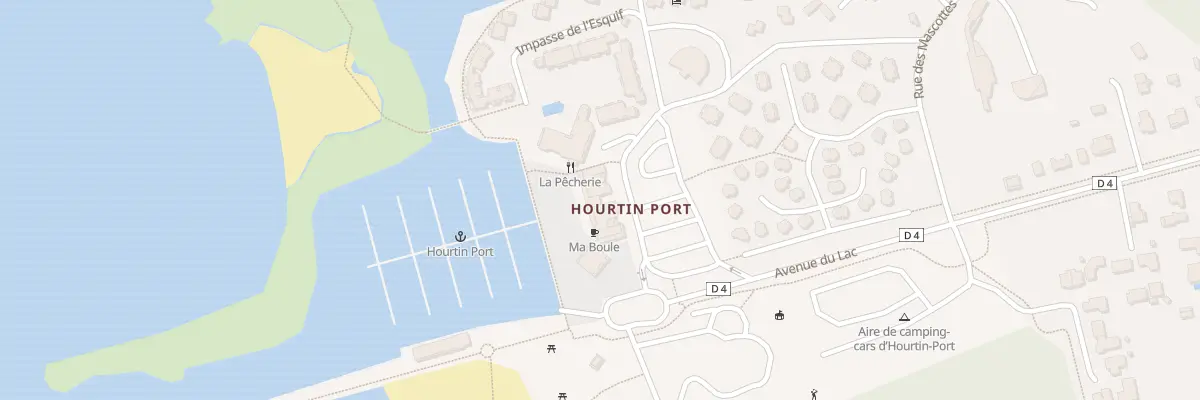 Plan du 9001 Res Babord à Hourtin