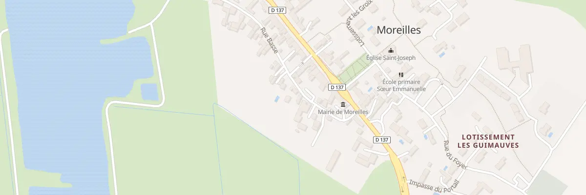 Plan du 7 Rue basse à Moreilles