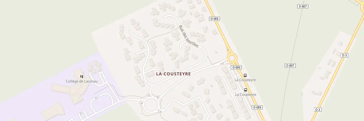 Plan du 27 Rue des Morilles à Lacanau