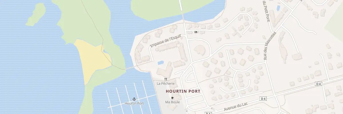 Plan de Derriere Le Moulin à Hourtin