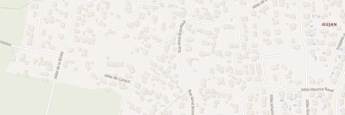 Plan du 104B Rue Aime Broustaut à Gujan-Mestras