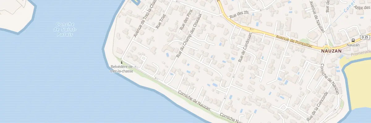 Plan du 18 Rue du Champ des Oiseaux à Saint-Palais-sur-Mer