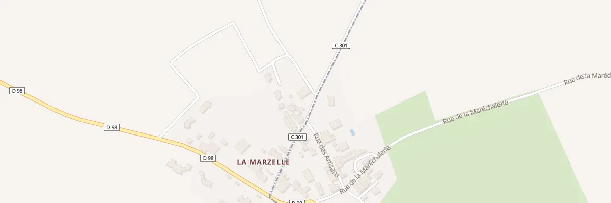 Plan du 57 Les Marzelles à Sainte-Cécile
