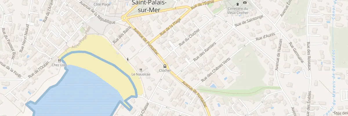 Plan du 20 Av de Pontaillac à Saint-Palais-sur-Mer