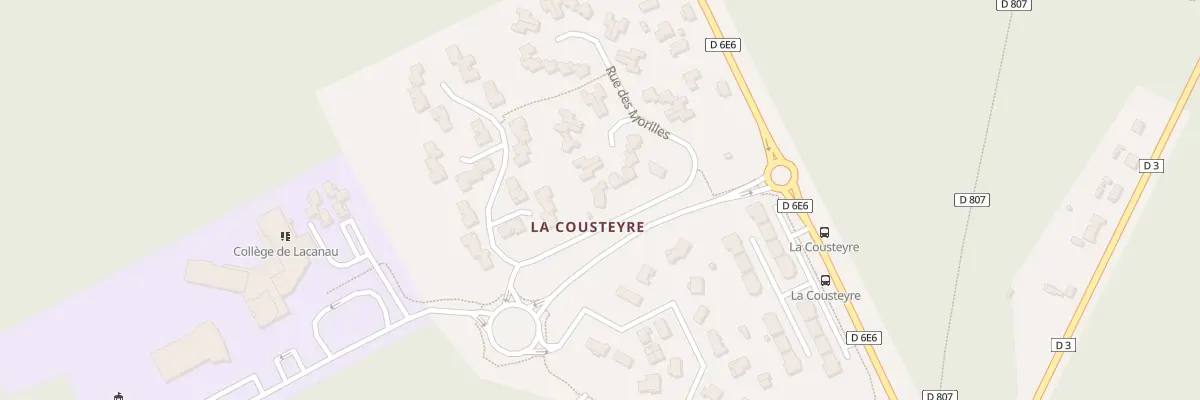 Plan du 26B Rue des Morilles à Lacanau