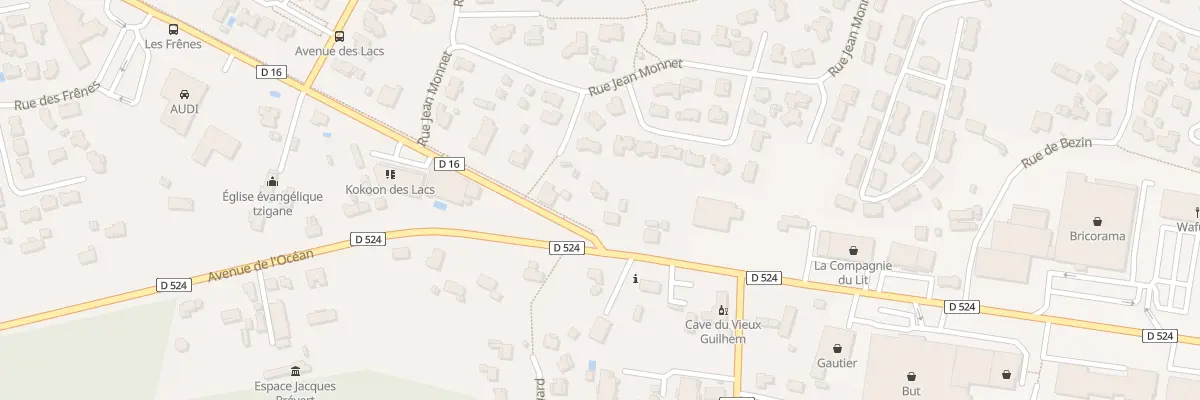 Plan du 28B Av des Lacs à Saint-Paul-lès-Dax