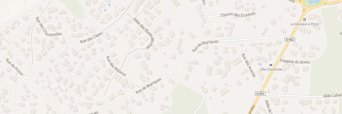 Plan du 344 Rue de Beyriques à Sanguinet