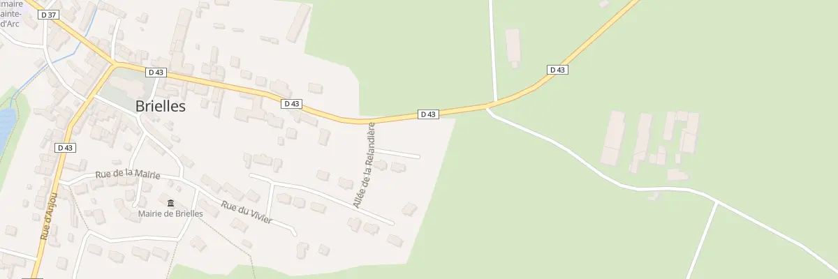 Plan du 23 All de la Relandière à Brielles