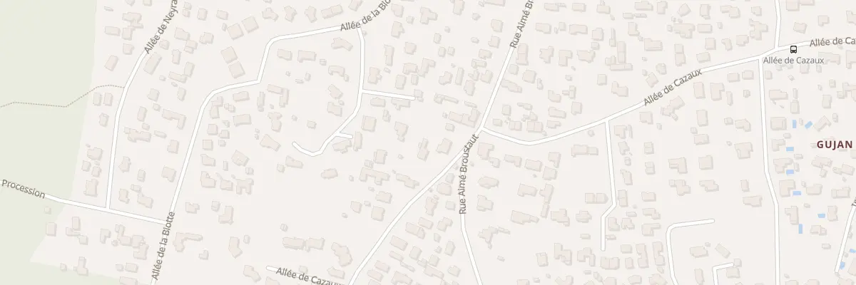 Plan du 96B Rue Aime Broustaut à Gujan-Mestras