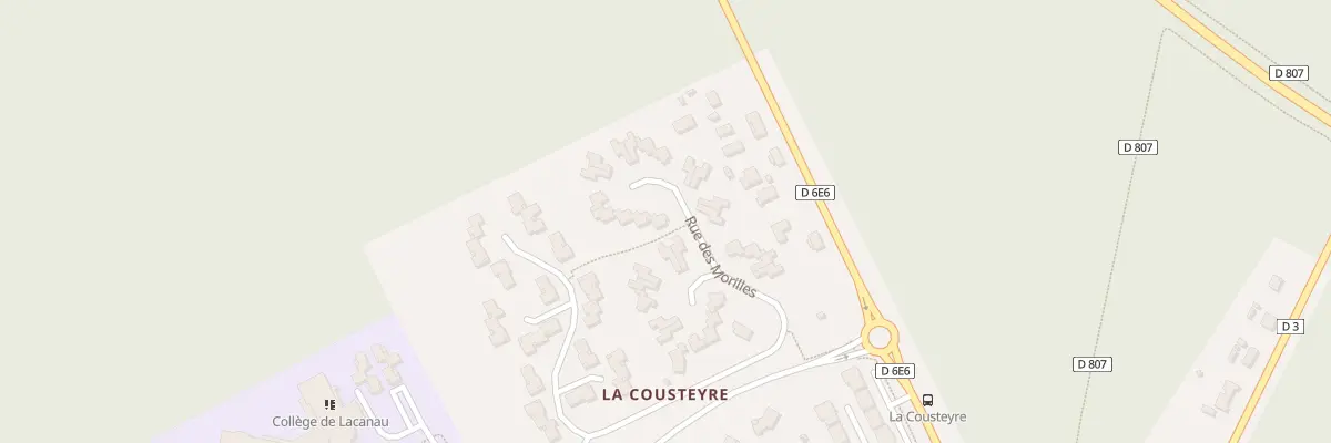 Plan du 19 Rue des Morilles à Lacanau