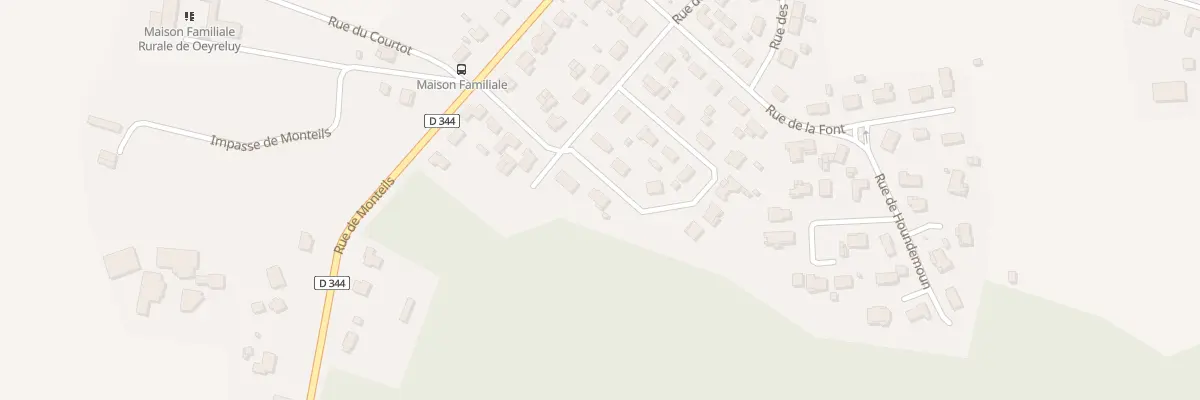 Plan du 3 Rue du Mouret à Oeyreluy