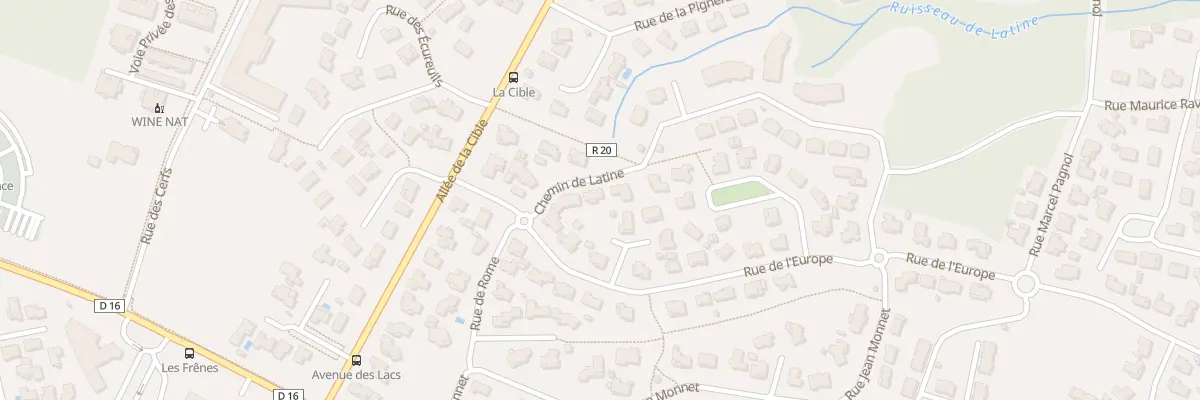 Plan du 68 Che de Latine à Saint-Paul-lès-Dax
