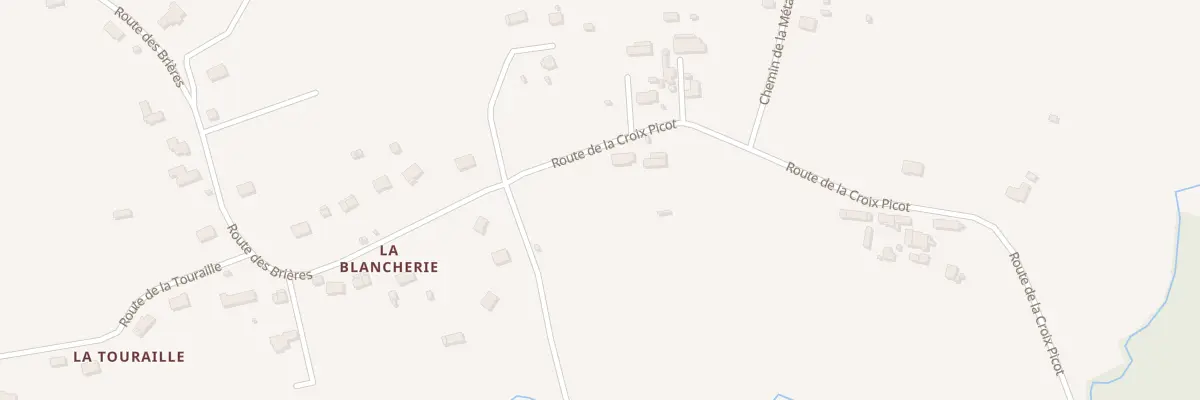 Plan du 2 Rte La Croix Picot - Parigny à Grandparigny