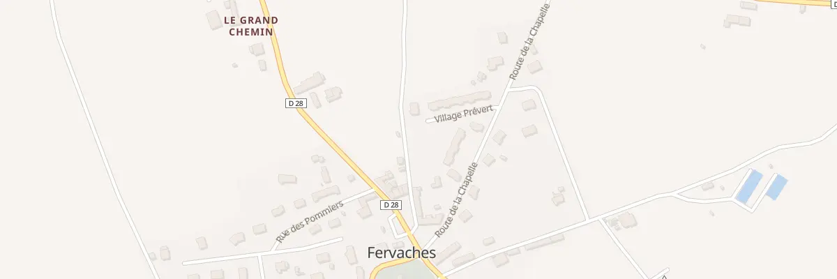 Plan du 231 Rte de la Chapelle - Fervaches à Tessy-Bocage
