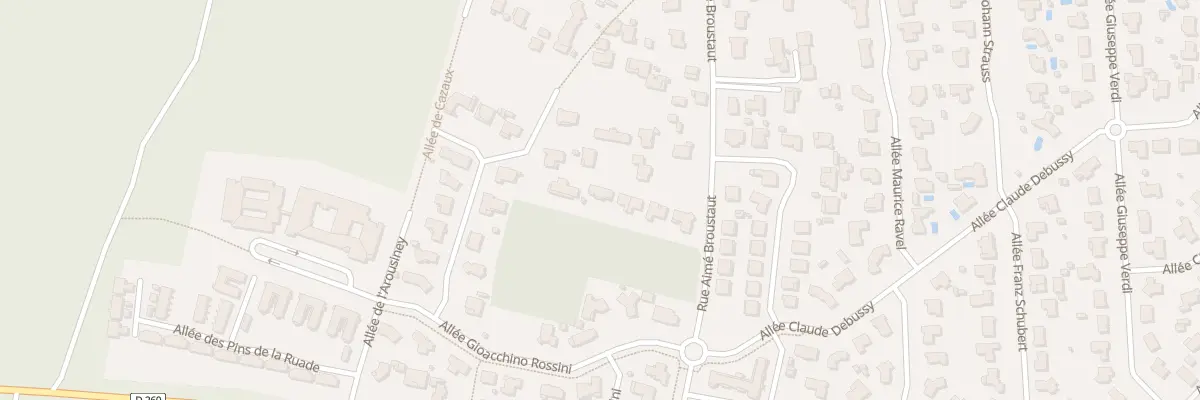 Plan du 136B Rue Aime Broustaut à Gujan-Mestras